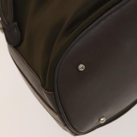 GUCCI Bamboo Hand Bag Nylon Leather 2way Brown Silver 001 2684 1657 Auth bs28274 - Picture 16 of 16